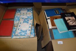Two boxes of various mixed books