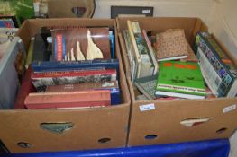 Two boxes of mixed books to include royalty interest