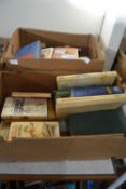Two boxes of mixed books including wildlife and others