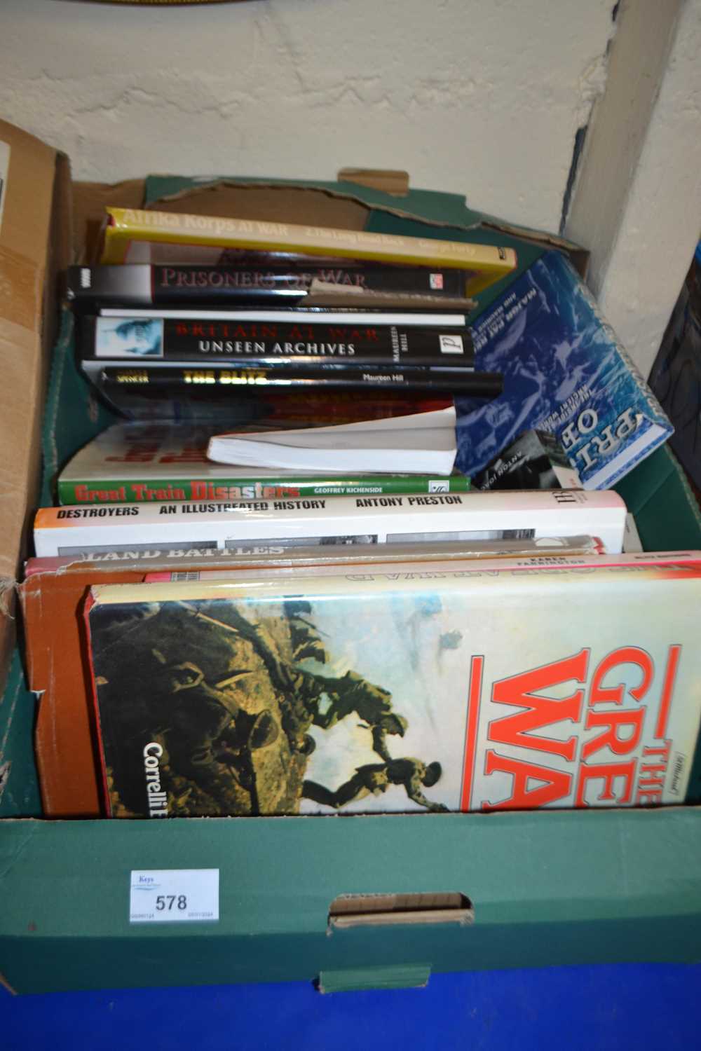 One box of various military books