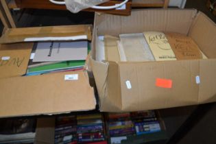 Two boxes of various books and ephemera
