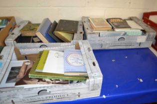 Three boxes of mixed books