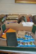Two boxes of mixed books to include autobiographies