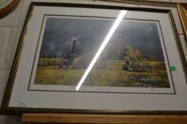 Robin Smith (British, 20th century), "Giant Amongst Men", artist proof lithograph in colour,