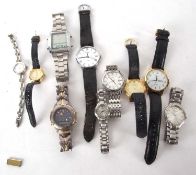 Mixed Lot: Various wristwatches to include makers Rotary, Accurist and Sekonda