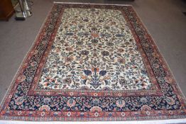 A contemporary Kashan rug, 3.2 x 2.1 metres