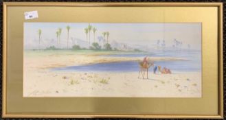 H.A. Linton (19th / 20th century), A pair of "Ancient Cairo" scenes ,watercolour and gouache,