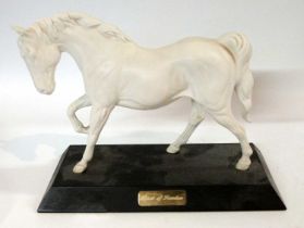 A Beswick model of a horse on rectangular plinth entitled Spirit of Freedom