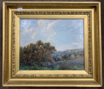 Thomas Hodson Liddell RBA (1860-1925), Landscape view, oil on canvas, signed, 40x50cm, gilt framed.