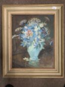 Derek Inwood (British, 20th century), Floral still life, oil on board, signed and dated 1953,