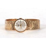 A 9ct gold WS ladies wristwatch, the watch has a crown wound 17 jewel movement, a silver coloured