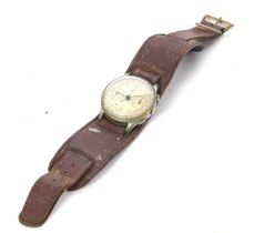 A vintage Tell Chronograph wristwatch, the watch has a manually crown wound movement, approx 38mm