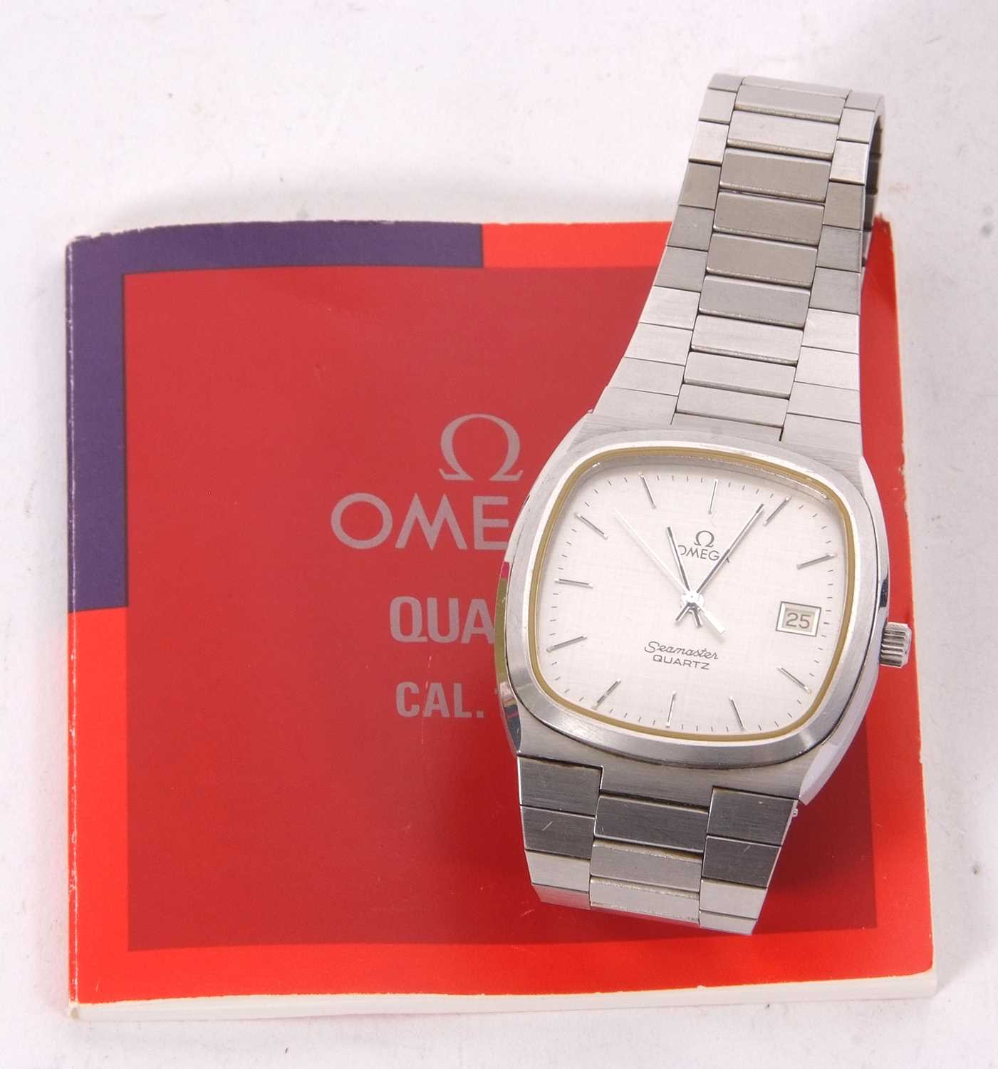 An Omega Seamaster quartz gents wristwatch, reference ST3960890, the serial number dates the watch - Image 5 of 5