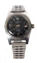 A Breitling Skindiver reference 3865 gents wristwatch, it has a stainless steel case, 17 jewel