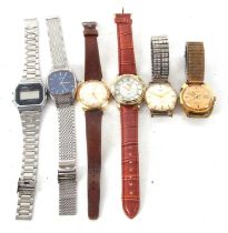 Mixed Lot: Various wristwatches, makers include Timex, Casio and Seiko (all a/f)