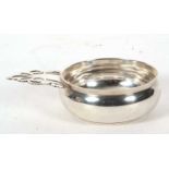 An American Tiffany & Co silver poringer, designed as a reproduction of an 18th Century original