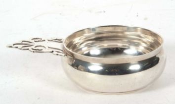 An American Tiffany & Co silver poringer, designed as a reproduction of an 18th Century original