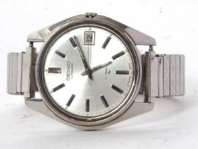 A Seiko gents wristwatch with stainless steel case, reference number 7005-8022, it has an