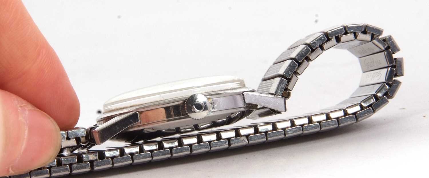 A gents stainless steel Omega Seamaster, the watch has a manually crown wound movement, an Omega - Image 5 of 5