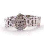 A Longines Prima Lima ladies wristwatch, the watch has a quartz movement, stainless steel case and