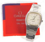 An Omega Seamaster quartz gents wristwatch, reference ST3960890, the serial number dates the watch
