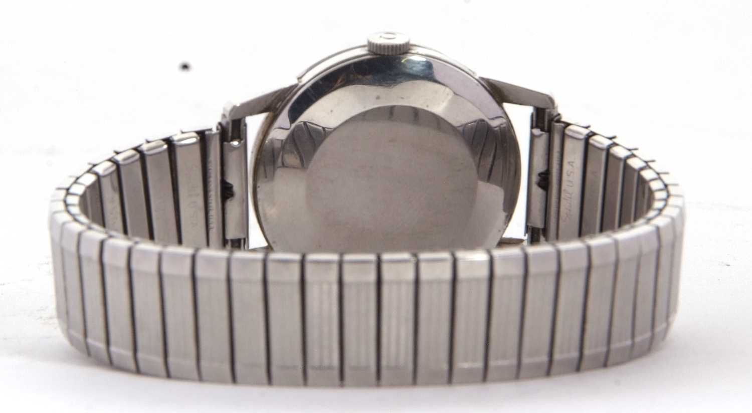 A gents stainless steel Omega Seamaster, the watch has a manually crown wound movement, an Omega - Image 4 of 5