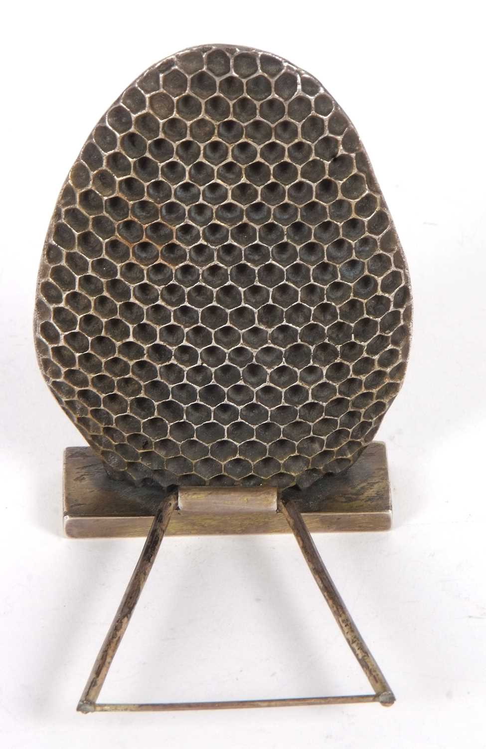 A German 800 stamped beekeeping award in the form of homeycomb, the centre applied with a plaque - Image 5 of 7