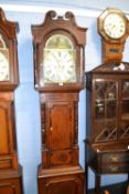 A.Bennett, Kettering (Northamptonshire), a large early Victorian long case clock with painted dial