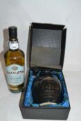 Shackleton Blended Malt Whisky, QE2 Whisky decanter (empty), boxed, (2)