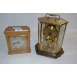 Mixed Lot: A small Elliott mantel clock together with a further Torsion mantel clock with