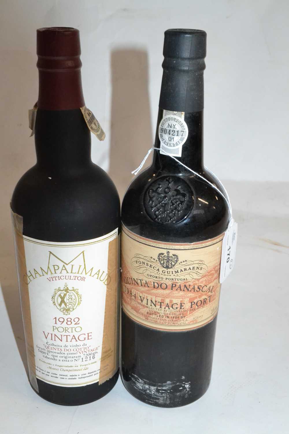 Two bottles of port to include one bottle of Champalimaud 1982 Porto Vintage and one bottle of