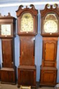 Dodson, Beeston (Nottinghamshire), a large 19th Century long case clock with painted arched dial,