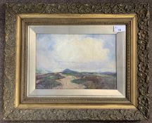 William Banbury (20th century), Landscape / Moorland, oil on board, signed, 18x27cm, framed and