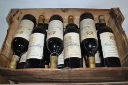 Twelve bottles of Chateau Haut Batailley, Pauillac, 1989, (12) labels with some discolouration in