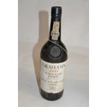 Graham's 1970 Vintage Port, (bottled 1972), one bottle level - near base of neck