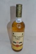 Bacardi Oro, one bottle