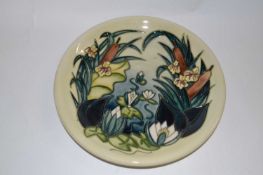 A large Moorcroft dish in the Lamia pattern by Rachel Bishop, 26cm diameter