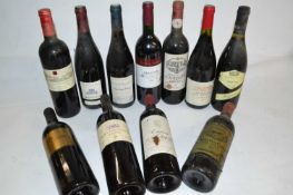 Eleven bottles of assorted red wines, (11)
