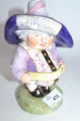 A Derby (Stevenson Hancock) model of a mansion house dwarf, 19cm high