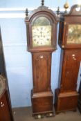 Crundmell, Tonbridge (Kent), an early 19th Century painted face long case clock, the dial