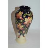 Moorcroft vase with the Peruvian Lily design, 21cm high