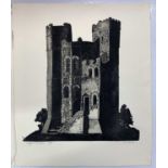 Valerie Ebroth (British, contemporary) 'Orford Castle', etching, artist proof, unframed.