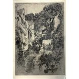Walter Henry Sweet (1889-1943), etching, signed in pencil, unframed, 20x29cm, mounted