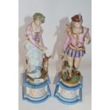 Pair of 19th Century French Bisque Figures