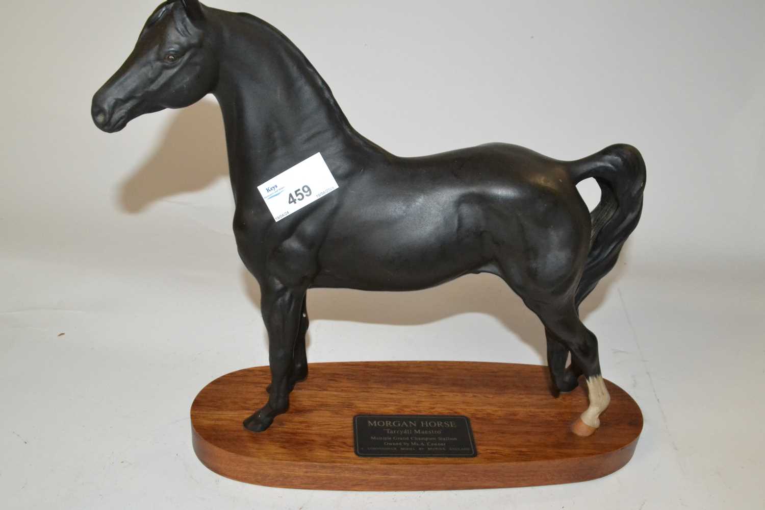 A Beswick model of a Morgan horse entitled Tarryall Maestro on oval plinth with matt glaze