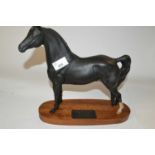 A Beswick model of a Morgan horse entitled Tarryall Maestro on oval plinth with matt glaze