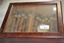 Mixed Lot: A small cabinet containing 22 Cohiba cigars together with a further small humidor cigar