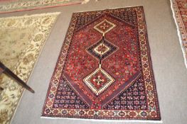 A modern Iranian Yallame rug, 150 x 103cm
