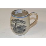 A 19th Century mug to commemorate the opening of Preston Town Hall 1863 by The Duke of Cambridge,