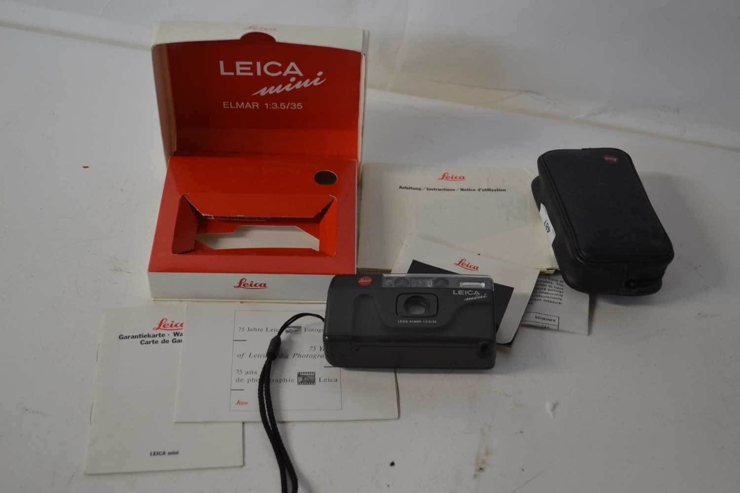 Camera and Photography Interest - A Leica mini camera and instructions